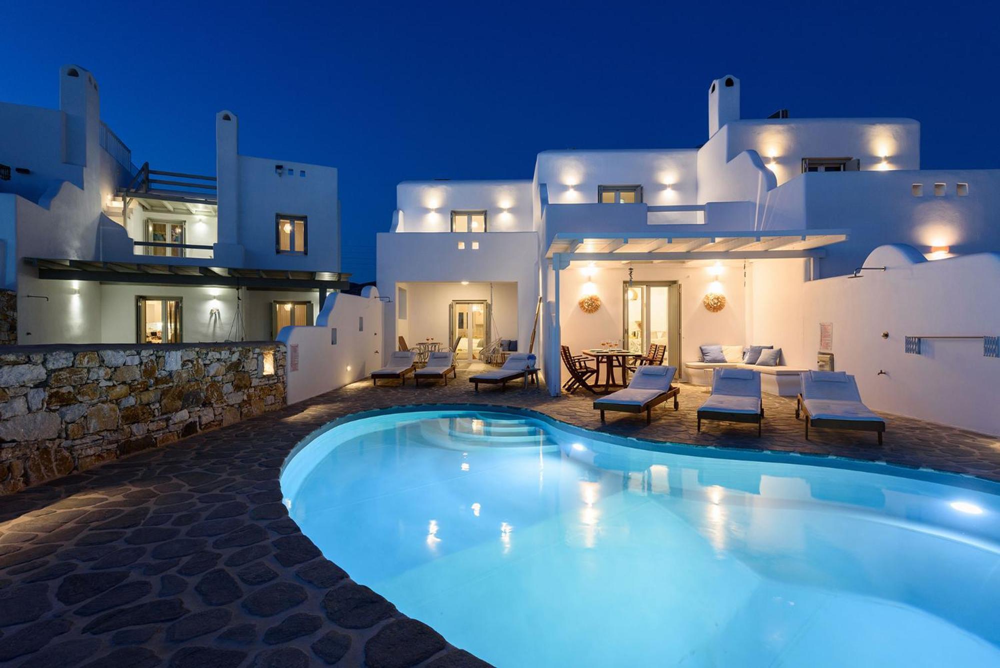 Helen Beach Front Luxury Villas Kastraki  Exterior photo